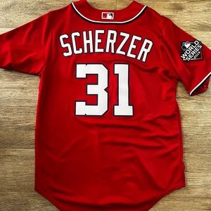 Washington Nationals - Max Sherzer World Series Jersey (Medium)